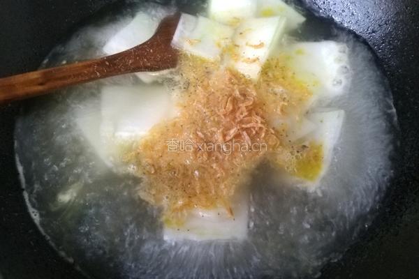 低油低脂虾皮冬瓜汤的做法图解3