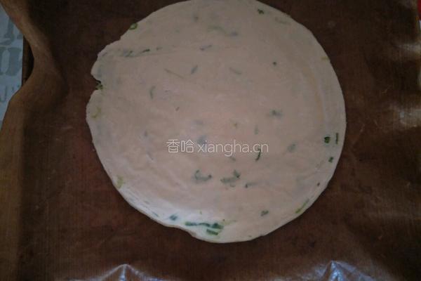 土豆芦笋牛排葱油饼披萨的做法图解6