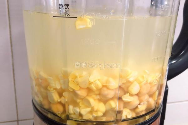 甜玉米鹰嘴豆糊的做法图解5