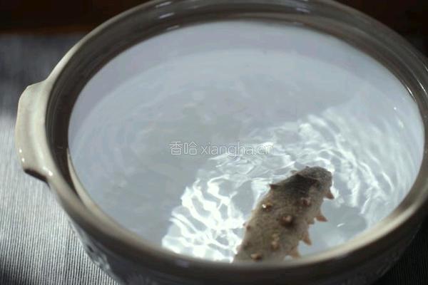 酒糟海参的做法图解1