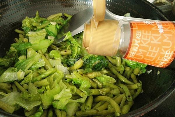 豆角炒生菜的做法图解12