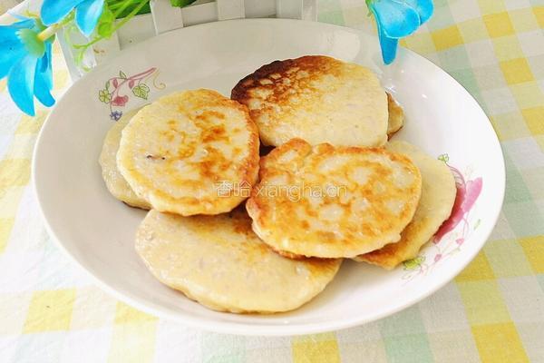 牛奶米饭煎饼的做法图解11