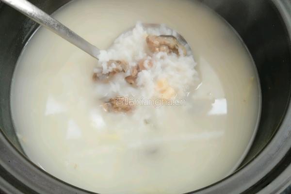 牡蛎干贝砂锅粥的做法图解17