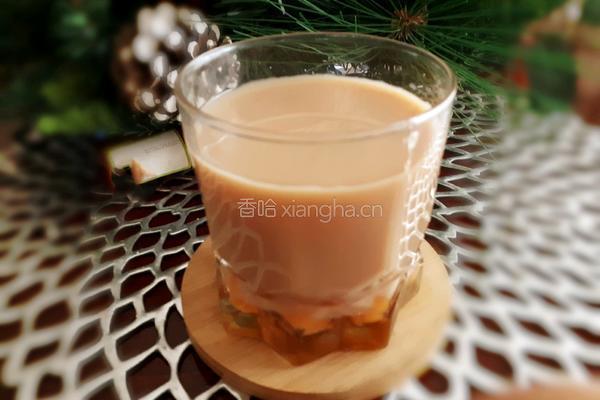 南瓜芋圆奶茶