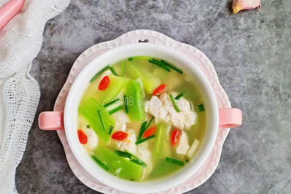 丝瓜豆腐汤的做法图解7
