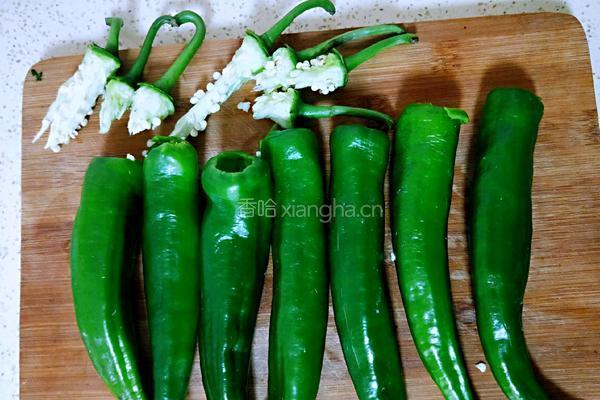 虎皮尖椒(轻食减脂）的做法图解2