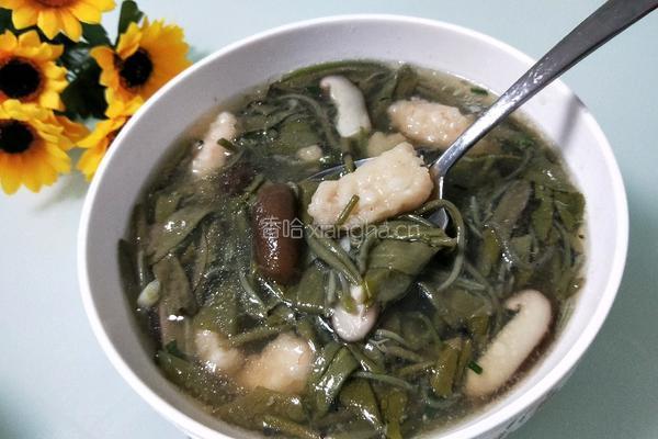 虾滑莼菜汤的做法图解9