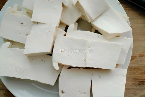 黎蒿烧豆腐的做法图解4