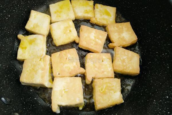 黎蒿烧豆腐的做法图解8