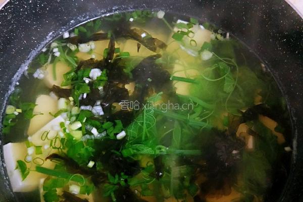 龙须菜豆腐汤的做法图解14