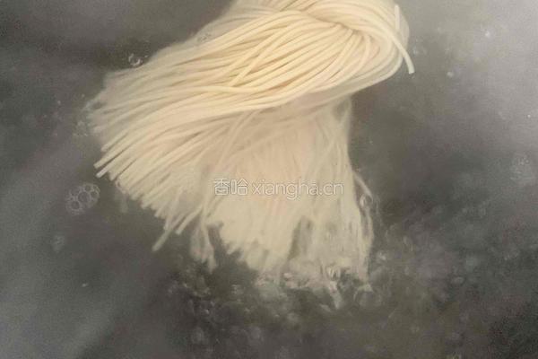夏日虾米凉拌面的做法图解2