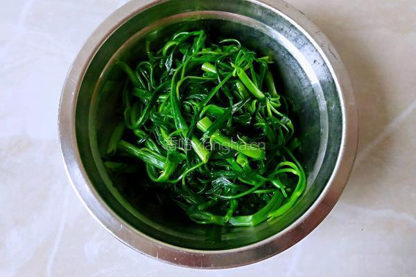 凉拌空心菜的做法图解4