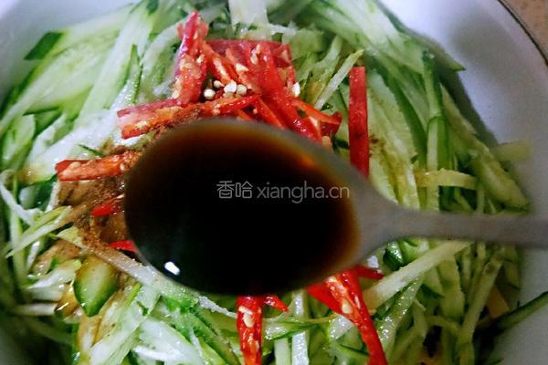 黄瓜拌千张#轻食减脂#的做法图解12