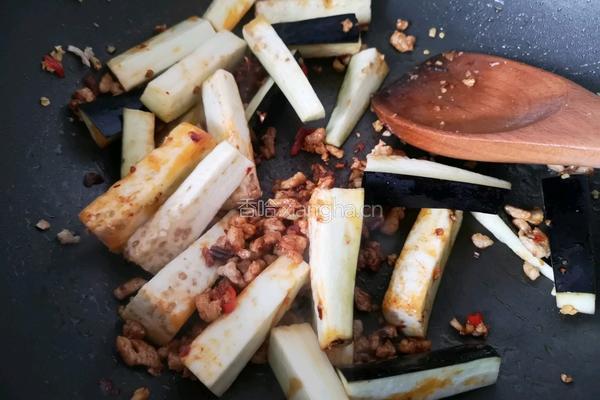 肉末茄子的做法图解6