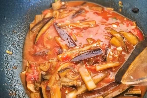 西红柿烧茄子的做法图解15