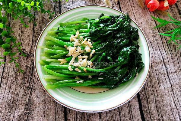清炒菜心的做法图解8