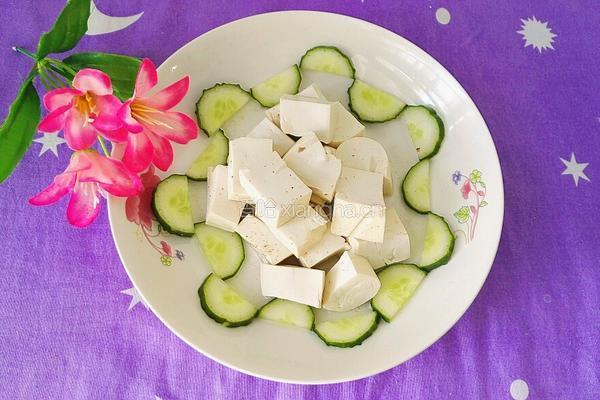黄瓜豆腐的做法图解11