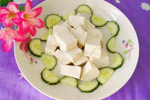 黄瓜豆腐的做法图解9
