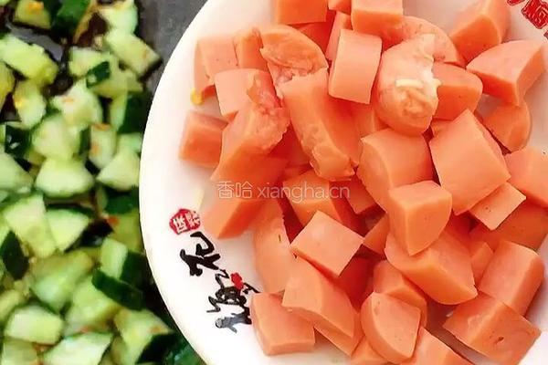 黄瓜炒火腿的做法图解11