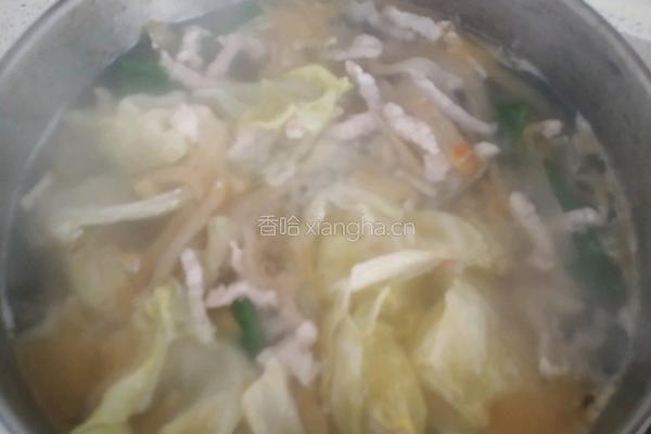榨菜肉丝汤的做法图解3