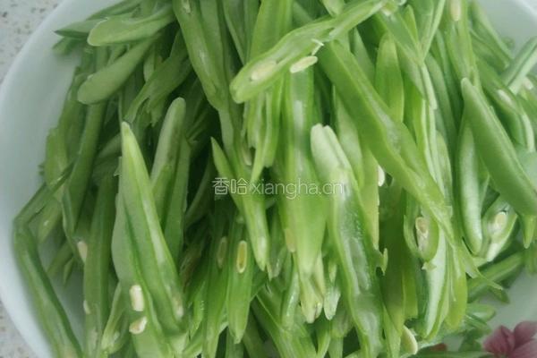 家常扁豆丝的做法图解2