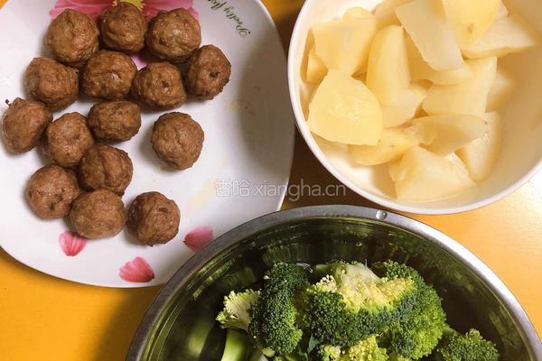 瑞典牛肉丸土豆泥（低脂）的做法图解4