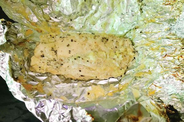 蒜香烤鸡胸肉的做法图解10