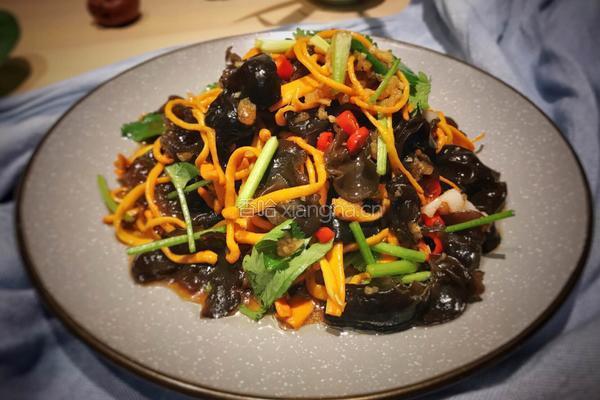 虫草花拌木耳的做法图解11