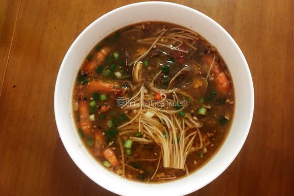 金针菇花甲粉丝的做法图解10