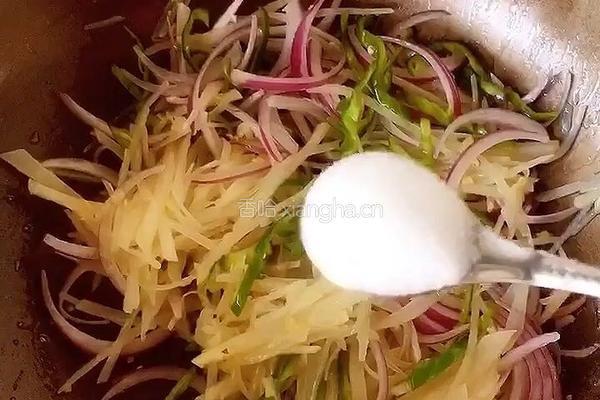 洋葱清炒土豆丝的做法图解8