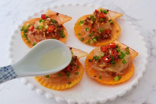 蒜蓉粉丝蒸扇贝的做法图解24