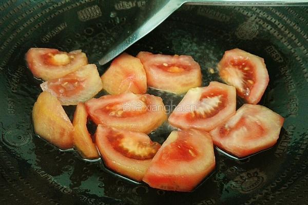 番茄炒莲花白的做法图解5