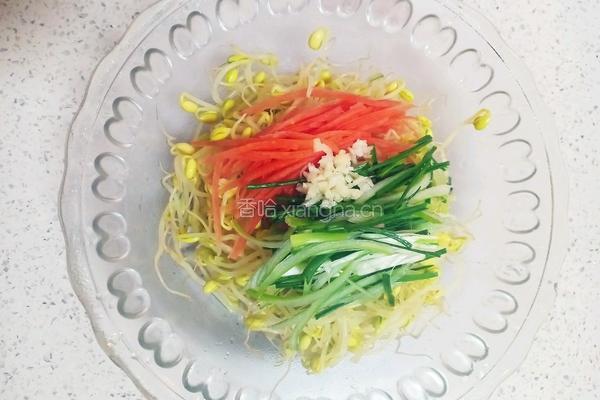 凉拌黄豆芽的做法图解5