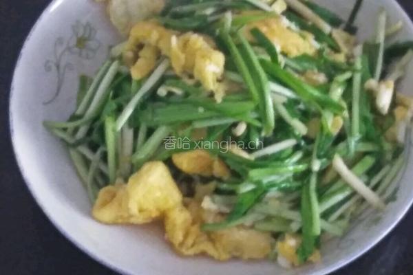 蒜苗炒鸡蛋的做法图解9