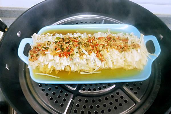 蒜香金针菇的做法图解21