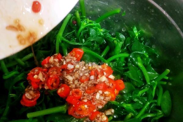 凉拌田七菜的做法图解19