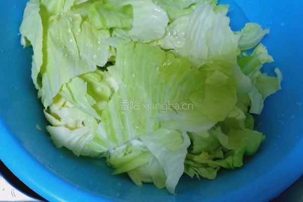 手撕包菜的做法图解2