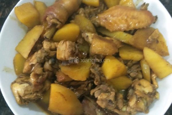 鸡腿烧土豆的做法图解6