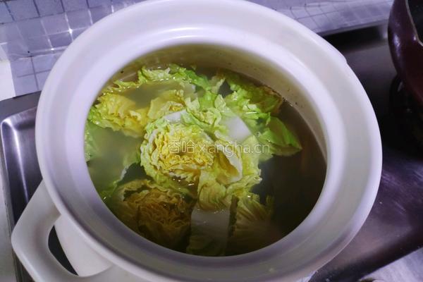 羊肉白菜粉丝煲（快手版）的做法图解6