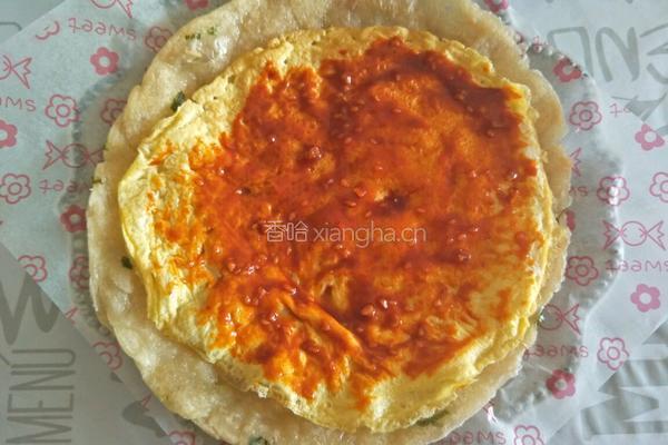 葱油饼牛排卷的做法图解4