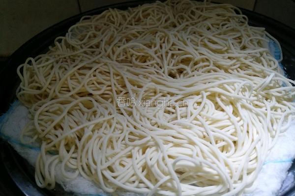 蒸面条（焖面条）的做法图解4