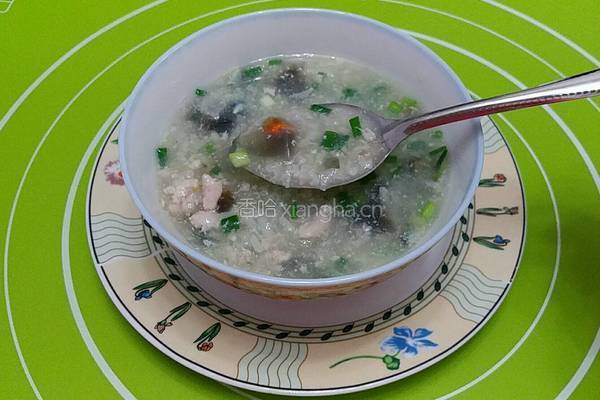 皮蛋瘦肉的做法图解4