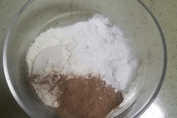 花生可可粉司康的做法图解1