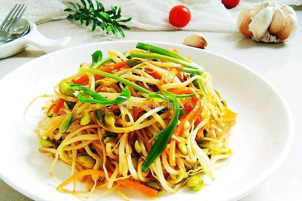 素炒豆芽的做法图解9