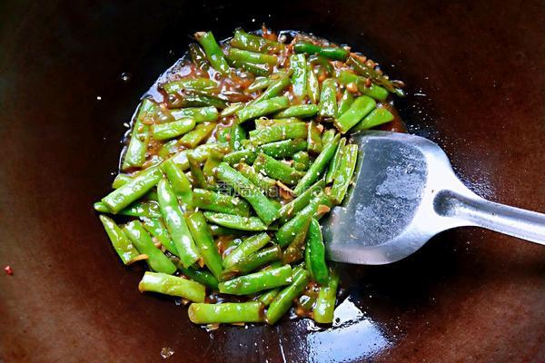 清炒四季豆的做法图解9