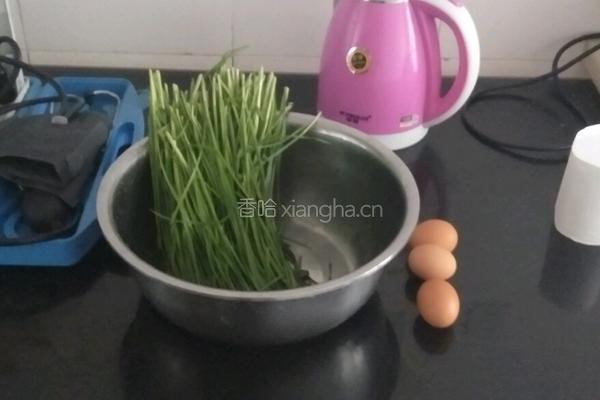韭菜炒鸡蛋的做法图解1