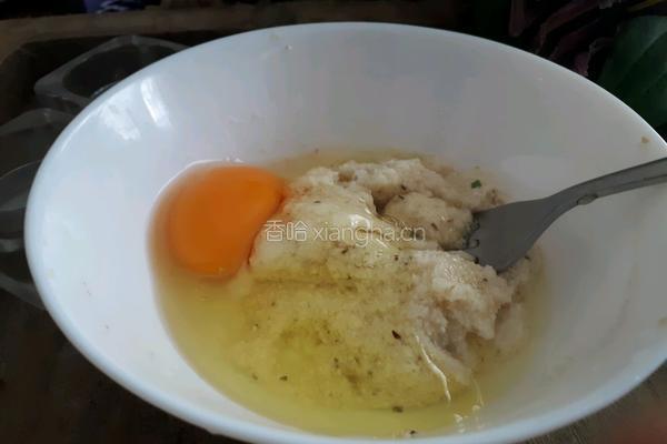 减肥鸡蛋豆渣的做法图解3
