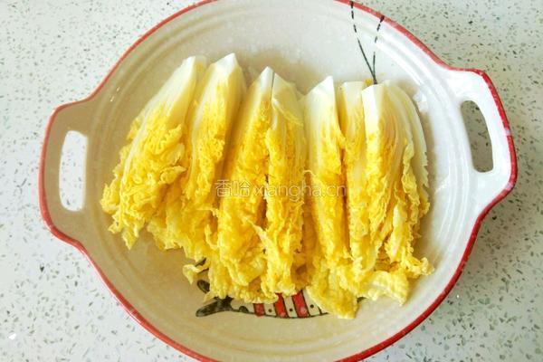 凉拌娃娃菜的做法图解3