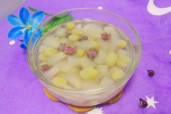 葡萄梨玫瑰花茶的做法图解9