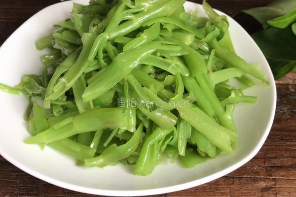 辣椒酱拌空心菜梗（减肥版）的做法图解11
